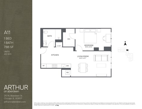 one bedroom floorplan